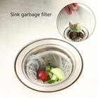 Одноразовый сетчатый фильтр для раковины, кухонный мешок для мусора, предотвращает засорение раковины, мешок для фильтра для ванной, мешок для мусора
