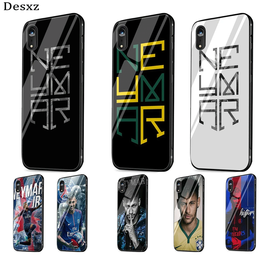 Чехол Desxz бразильский Neymar da Silva Santos 2018 TPU для iPhone XR X XS Max 5 5S 6 6s 7 8 Plus защитный чехол| |