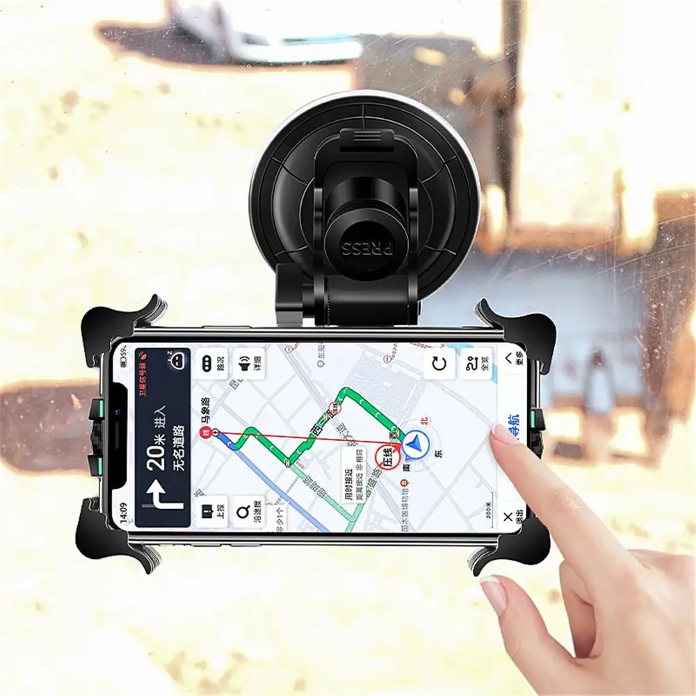 

Популярный Автомобильный держатель для телефона противоударный вращающийся на 360 градусов кронштейн на присоске многофункциональная Моби...