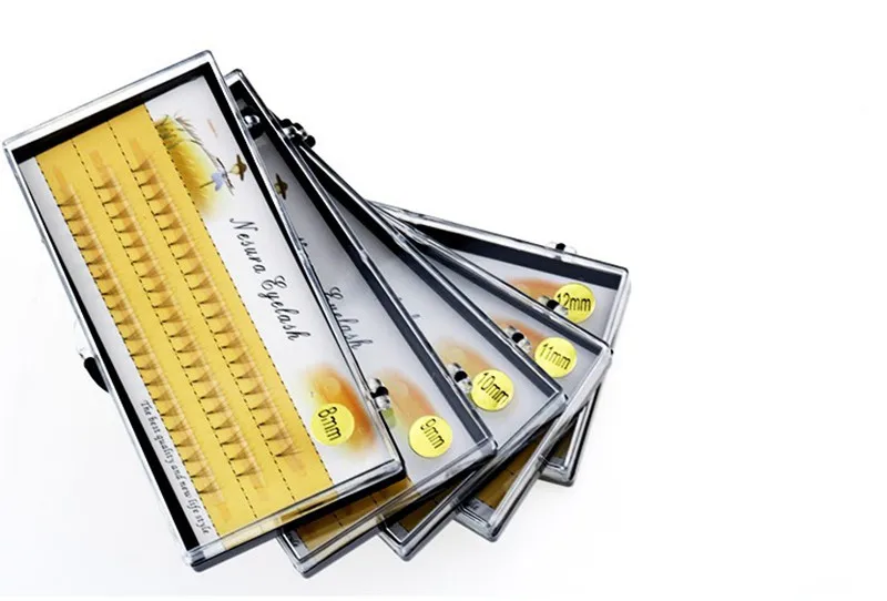 1 Набор искусственные ресницы волна индивидуальное наращивание ресниц Mink Черные