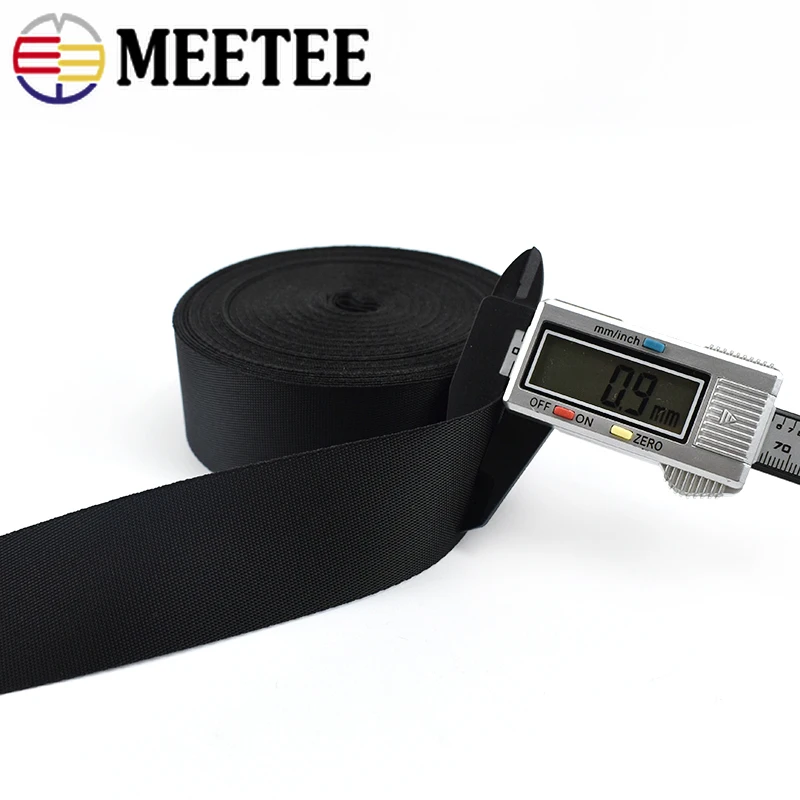 5 ярдов Meetee 2/2.5/3.2/3.8/5 см черная лента для ошейника собаки ремешок шитья сделай сам