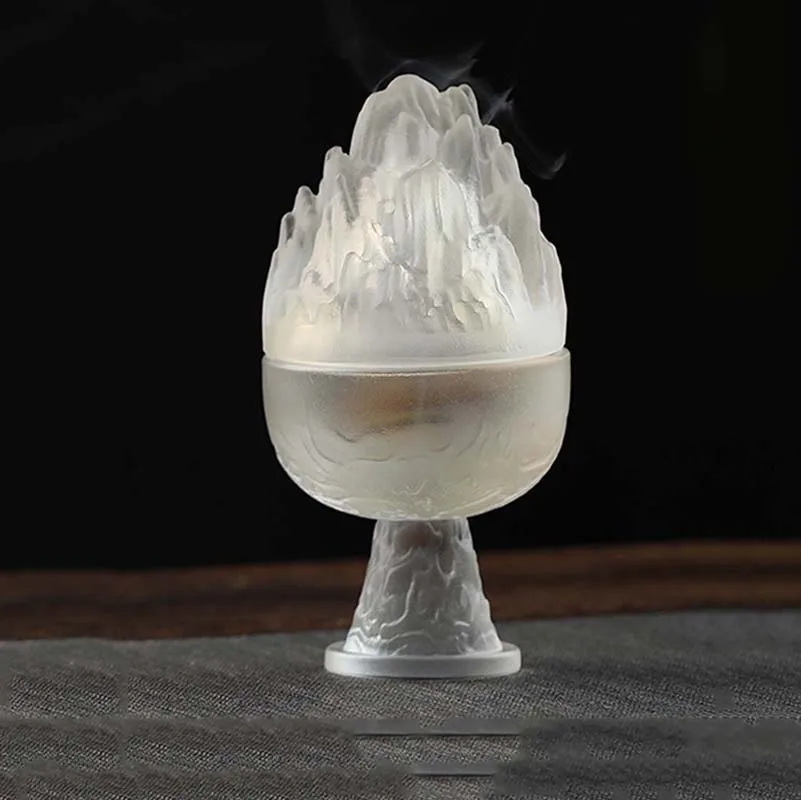 

Electric Lotus Incense Burner Zen Melting Candle Burner Censer Backflow Incense Burner Waterfall Porte Encens Incense Waterfall