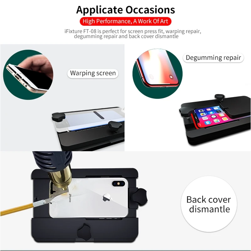 

FT-08 Multifunctional fixture For Mobile Phone LCD Screen Gap Press Fit Back Cover Frame Dismantle Lamination Repair Tools