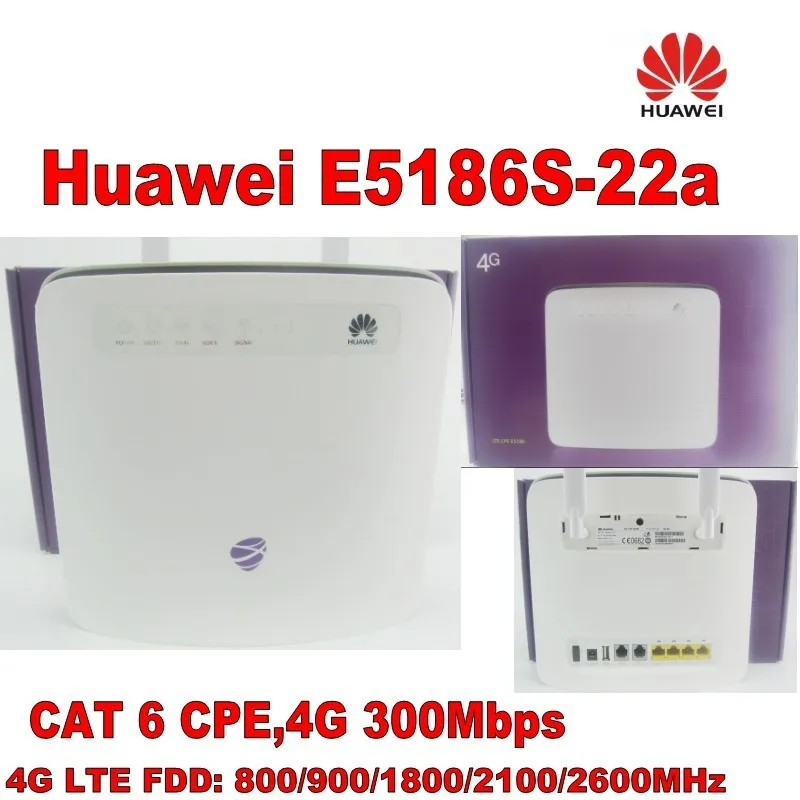 Оригинальный домашний роутер Huawei E5186 E5186s 22a 300 Мбит/с 4g lte беспроводной Wi Fi cpe cat 6 с