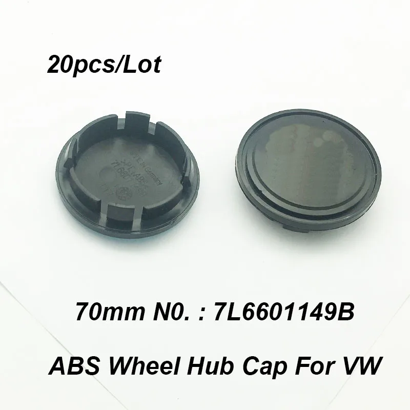 

20pcs For Passat B6 B7 CC MK5 MK6 Tiguan 70mm 7cm 7L6601149B Car Accessory Wheel Hubcap Emblem Wheel Rim Center Cap Covers