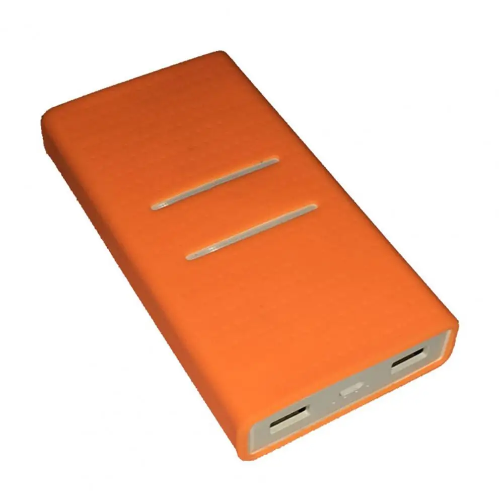 Dust-Proof Solid Color Soft Silicone Case Protective Cover for Xiaomi 20000mAh Power Bank | Accessories