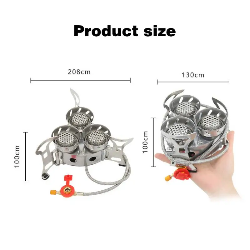 

Outdoor Gas Burner Camping Stove Burners Lighter Tourist Equipment Kitchen Cylinder Propane Grill For Outdoor Camping Hiking
