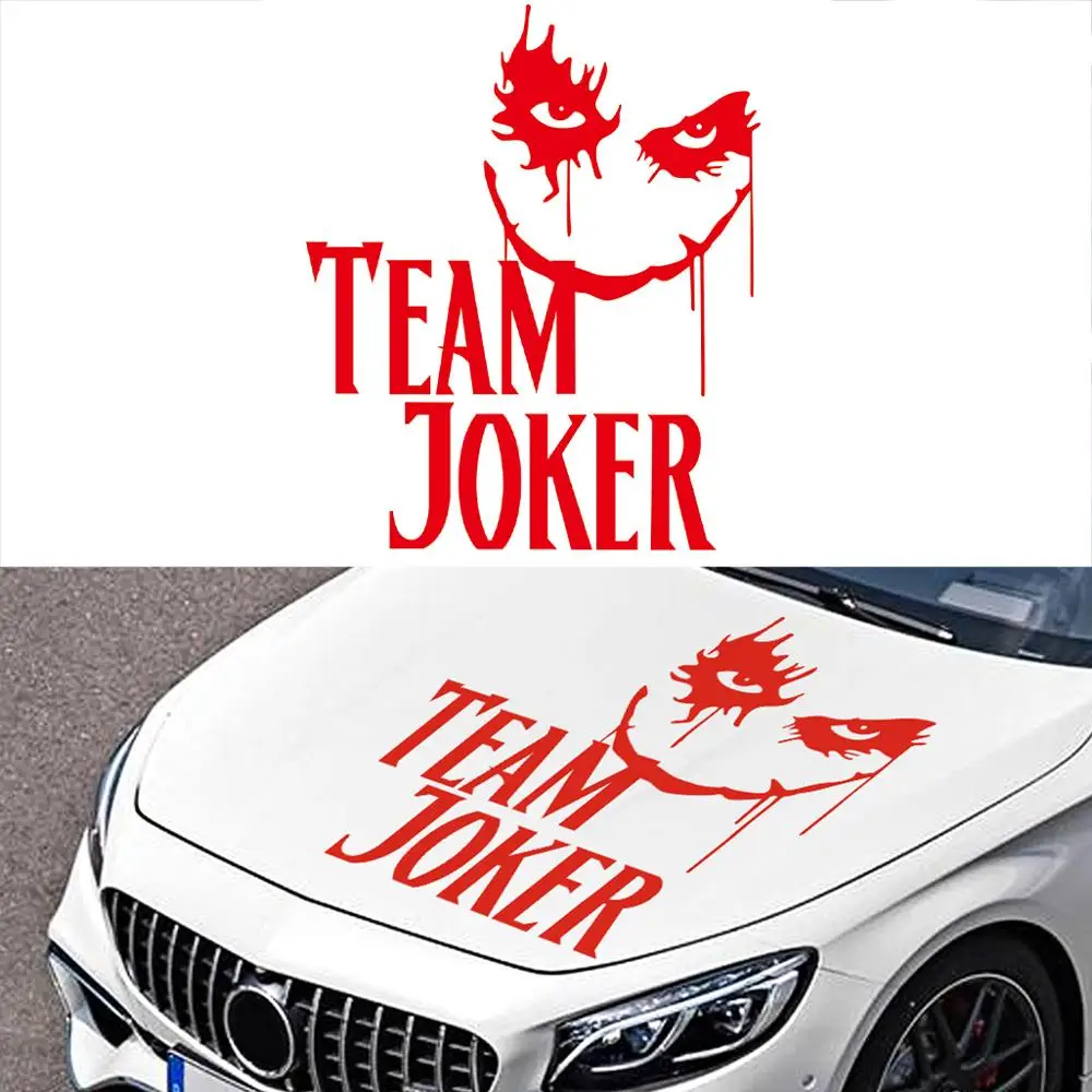 Универсальные автомобильные наклейки TEAM JOKER Виниловая наклейка с текстом на