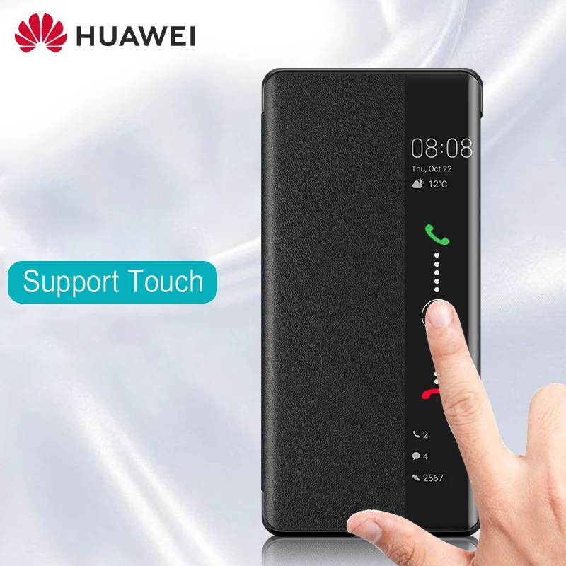 original huawei mate 40 pro case mate 40 case silicone smart cover flip leather 360 shockproof magnetic businessman top quality free global shipping