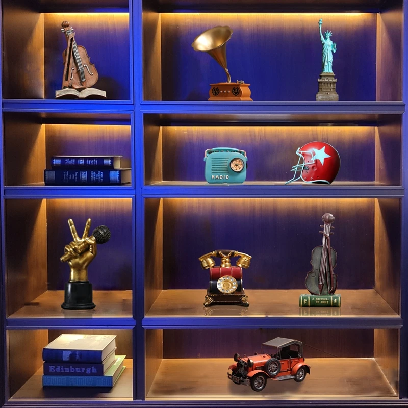 Винтажные аксессуары для украшения дома современной гостиной основанием