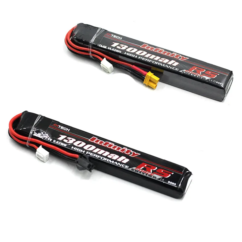 2 шт. Infinity 900 мАч 1000 1400 1300 7 4 В 11 1 3S 2S Lipo батарея для воды страйкбол пистолет игрушки