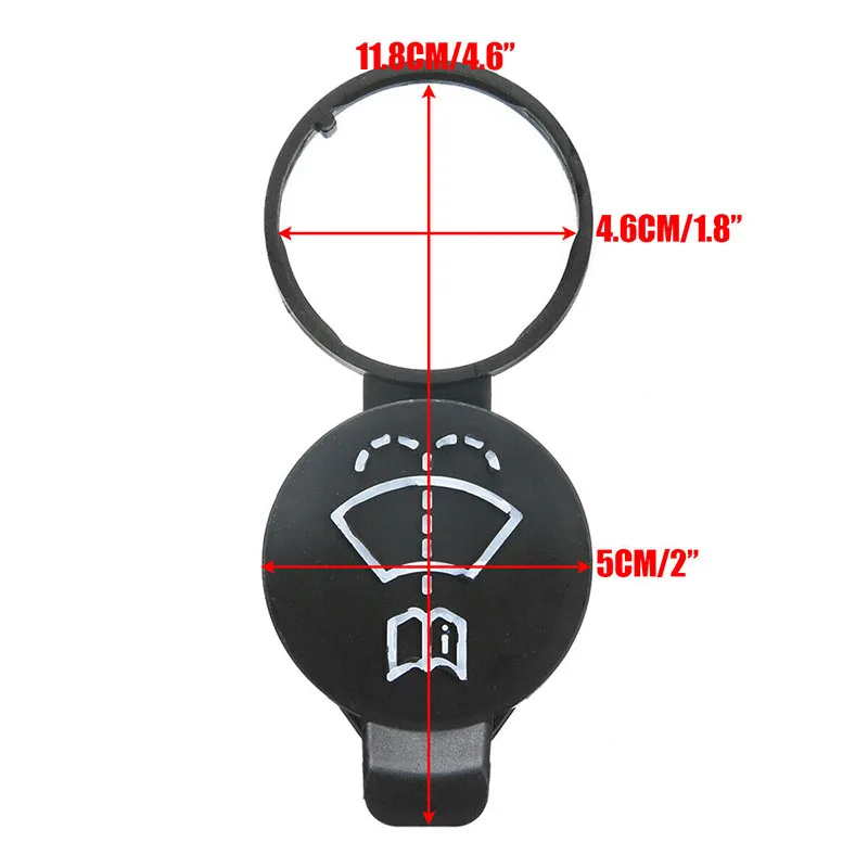 1 шт. Омыватель лобового стекла автомобилей жидкости контейнер с крышкой