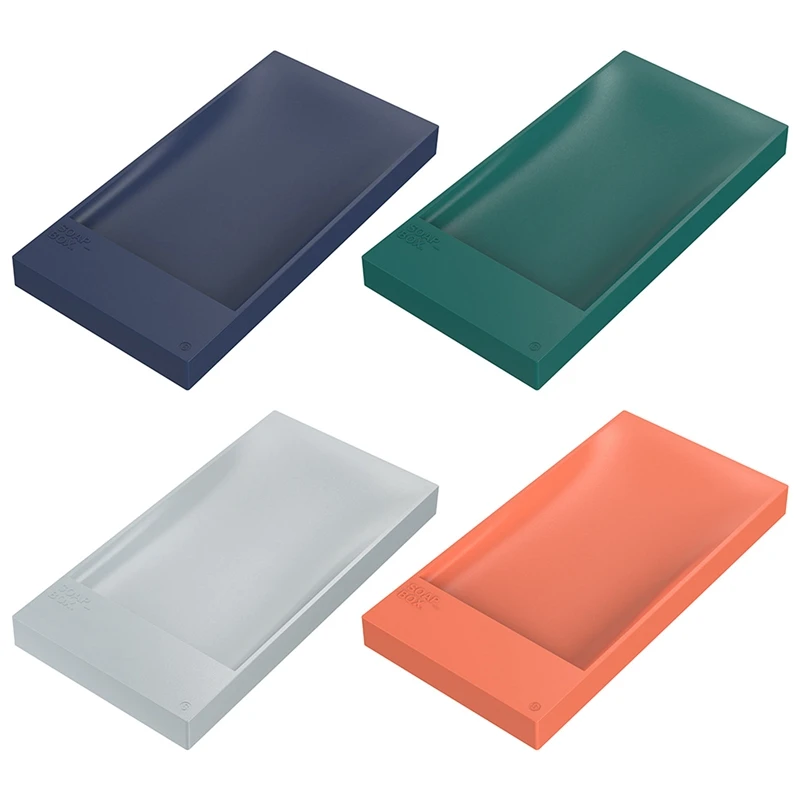 

Creative 4 Colors Bathroom Soap Case Dish Plate Case Shower Travel Hiking Holder Container Soap Box With Lid New Home Bathroom