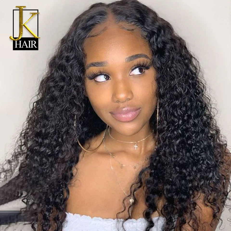 150% 180% кудрявый парик Remy бразильские 13*4 кружевные передние человеческие волосы