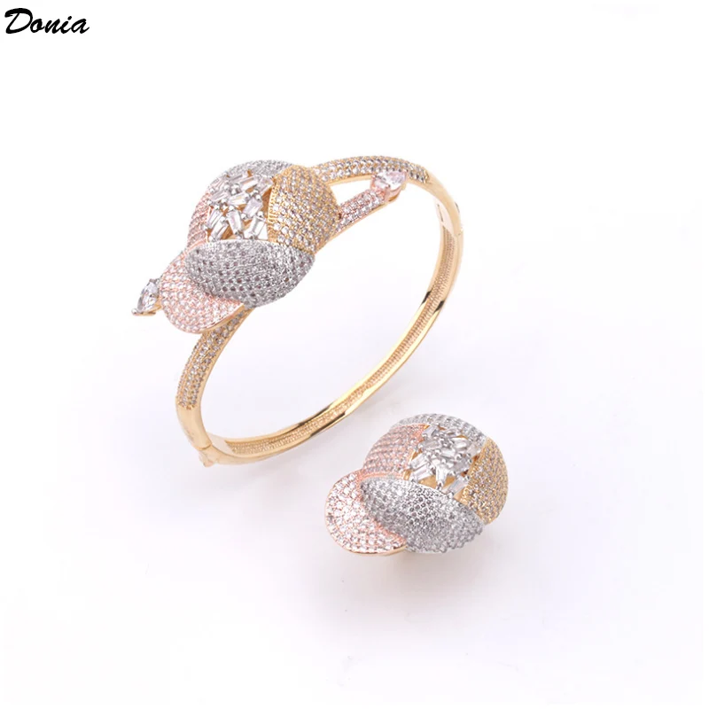 Новинка модный набор геометрических браслетов креативный браслет с цирконом AAA