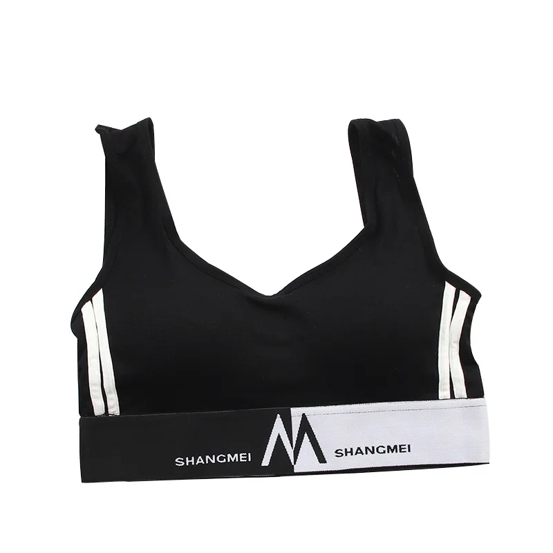 

Yoga Bra Women Sport Top One Size Letters Cotton Sports Bra Jogging Running Fitness Sports Bra Sport Crop Top Women Gym Bra Tops