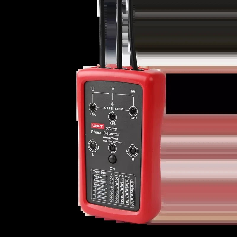 UNI-T UT262D Бесконтактный измеритель последовательности фаз вращающийся