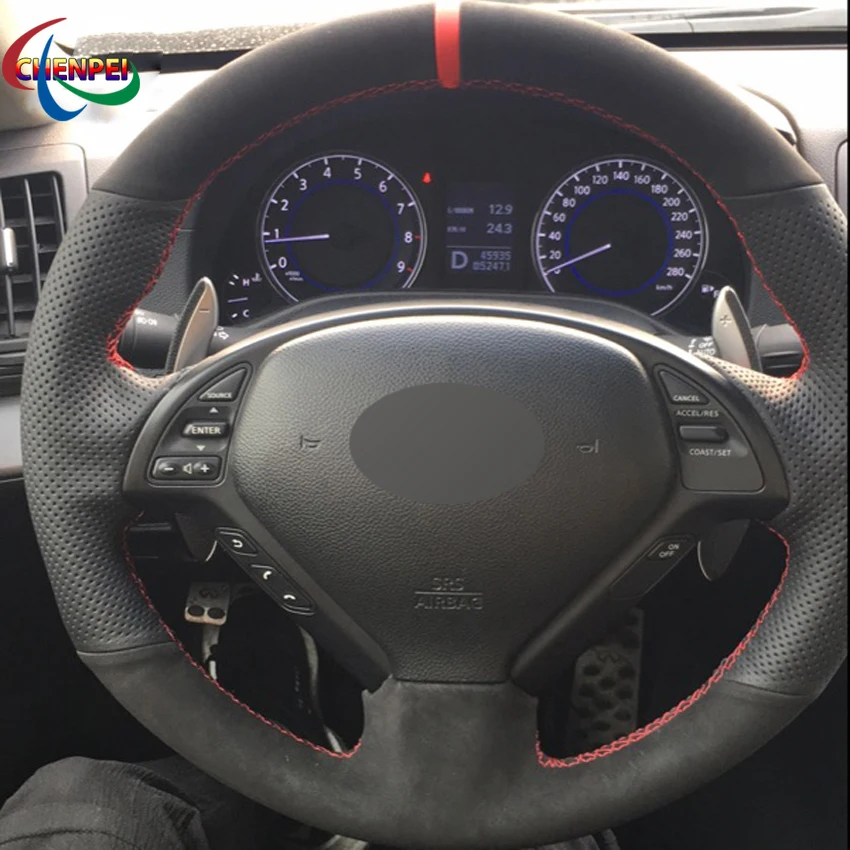 

Черная замша «сделай сам» для Infiniti G G25 G35 G37 EX EX35 EX30 EX37 Q Q40 Q60 QX50 2014-2018 автомобильные аксессуары