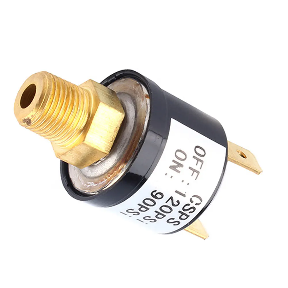 

Pressure Sensor Switch Valves Air Compressor Pressure Controller transmitter Transducer Heavy Duty 90-120 PSI Switch Valves