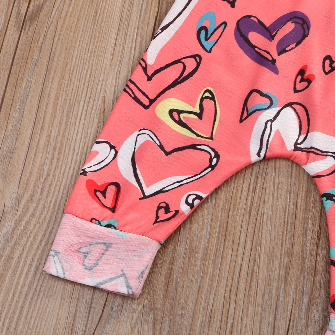 Girl Jumpsuits 0-24M Newborn Infant Baby Girl Outfit Clothes Romper Jumpsuit Floral