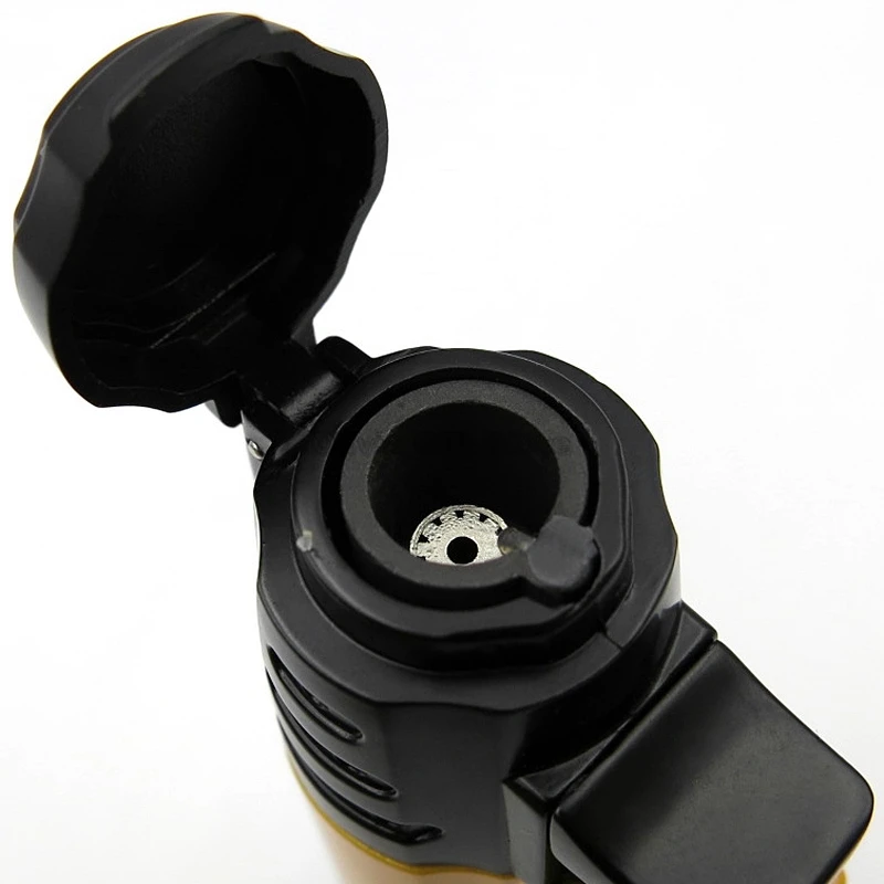 LUBINSKI металлическая регулируемая газовая оконная Карманная Зажигалка 1 фонарь Jet