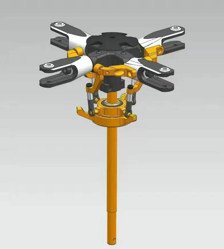 

Комплект головки ротора Trex 600 DFC с 4 лезвиями для выравнивания вертолета Trex 600