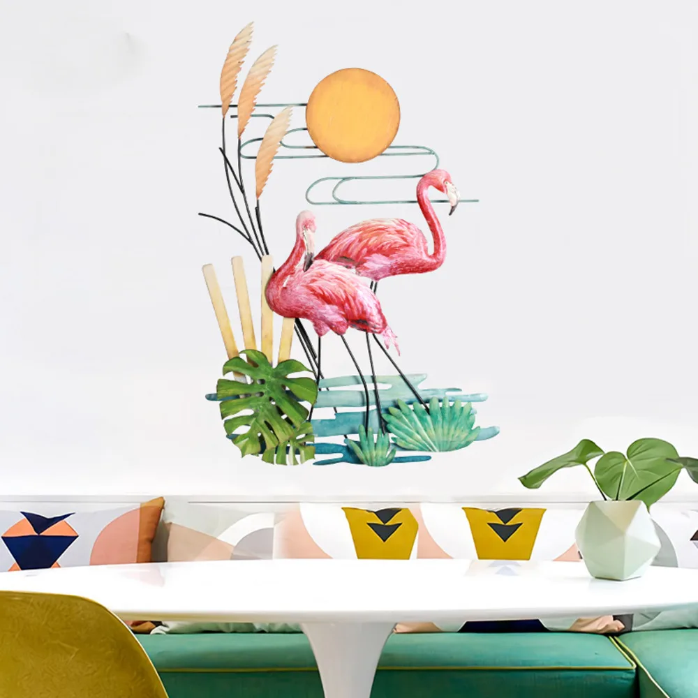 Настенный декор висящий в металлической отделке низкий уровень обслуживания