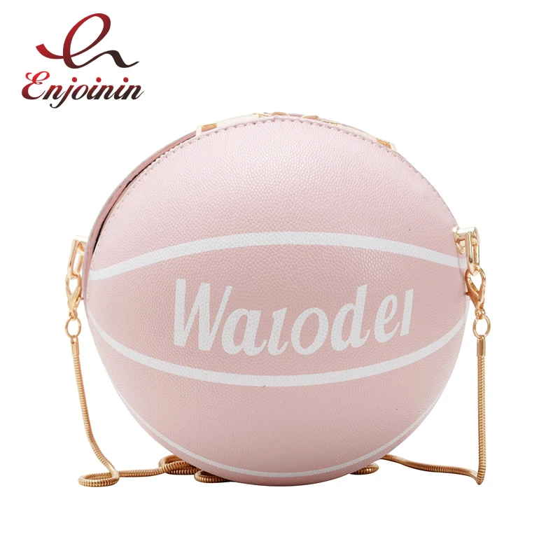 

Круглая дизайнерская сумка из искусственной кожи, размер снукера, 2021, модная женская сумка-мессенджер на цепочке, женская сумка на плечо, же...