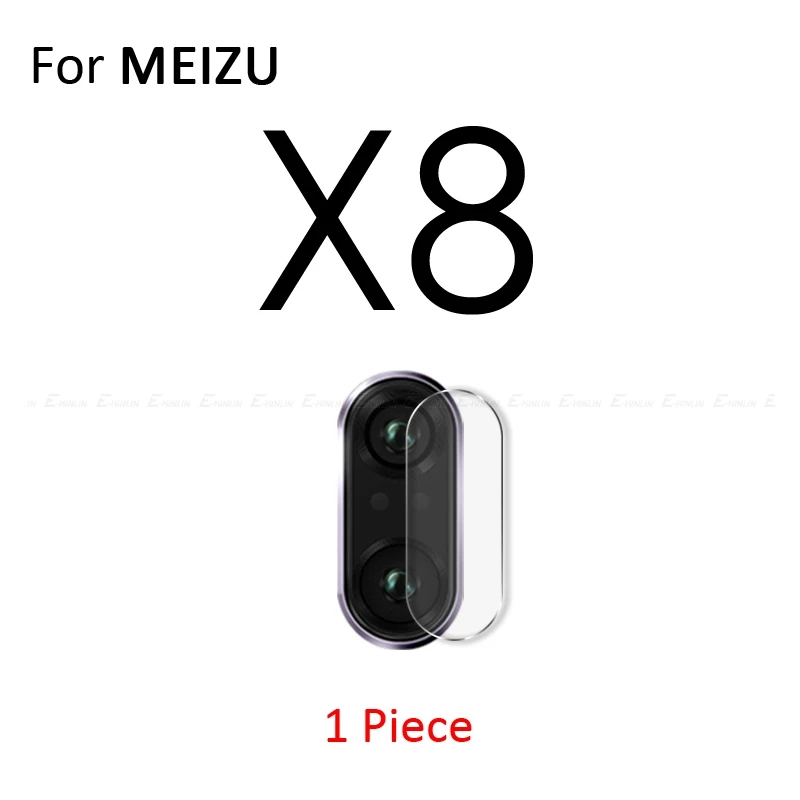 For MeiZu X8 Задняя Защитная пленка для объектива камеры для MeiZu 16th 16s 16Xs X8 15 M8 Lite Pro 7 Plus Note 8 9 закаленное стекло - Цвет: For MeiZu X8