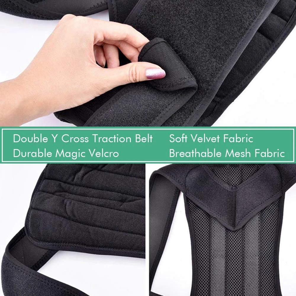 Adjustable Posture Corrector for Men Women Back Straightener Posture Corrector Brace Support Belt Good Quality ( Back/Shoulder )