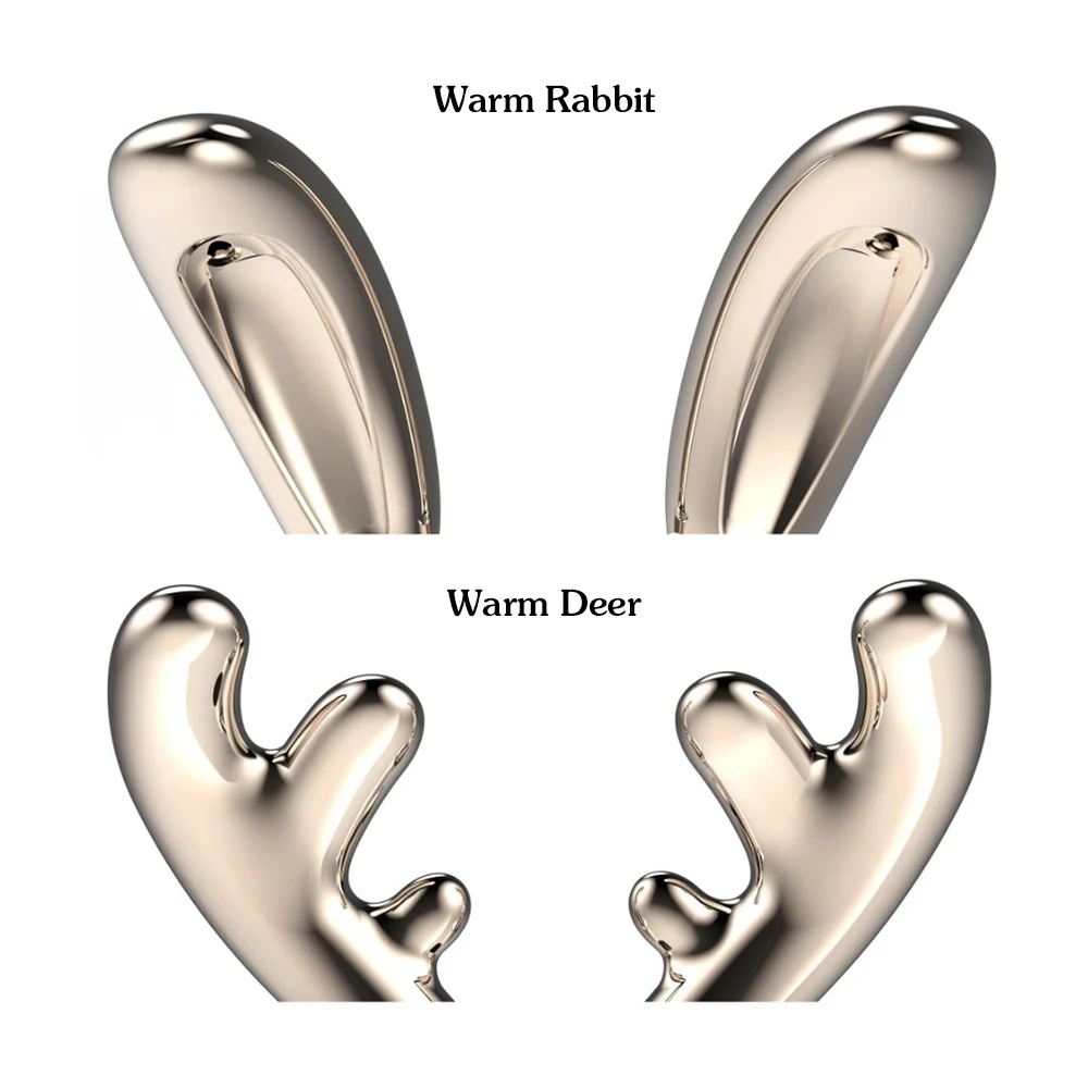 Светодиодный ночсветильник с оленем и кроликом силиконовый мультяшный