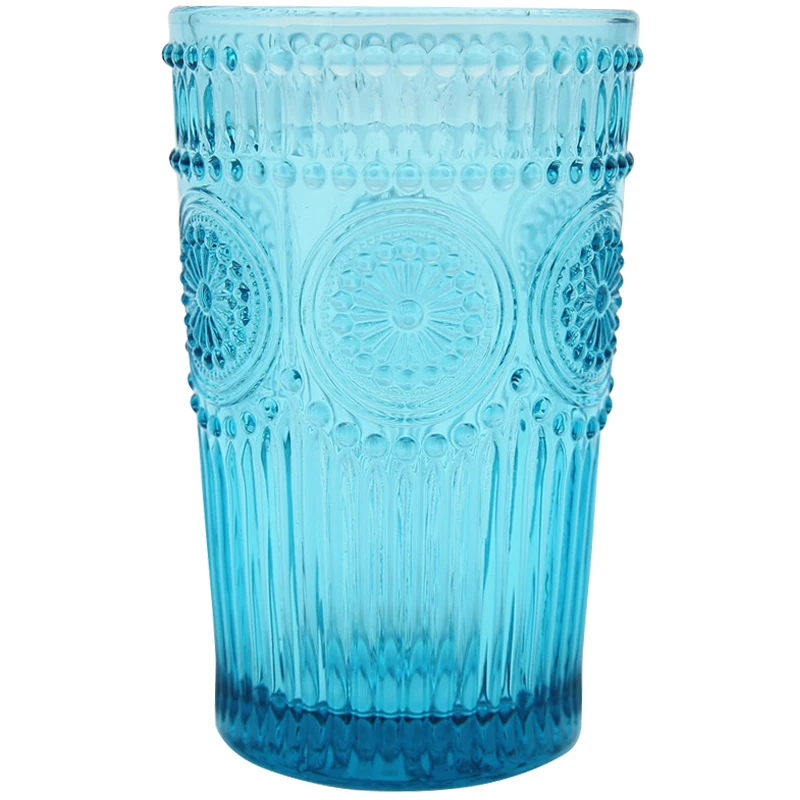 Новый год 1 шт красочные винтажные стеклянные рельефные молочные чашки Кружка