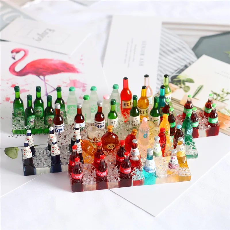 

dollhouse mini drink wine Simulation material desktop decoration