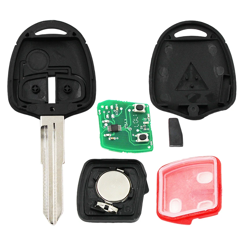 2 кнопочный дистанционный автомобильный смарт ключ брелок 315 МГц или 433 с чипом ID46