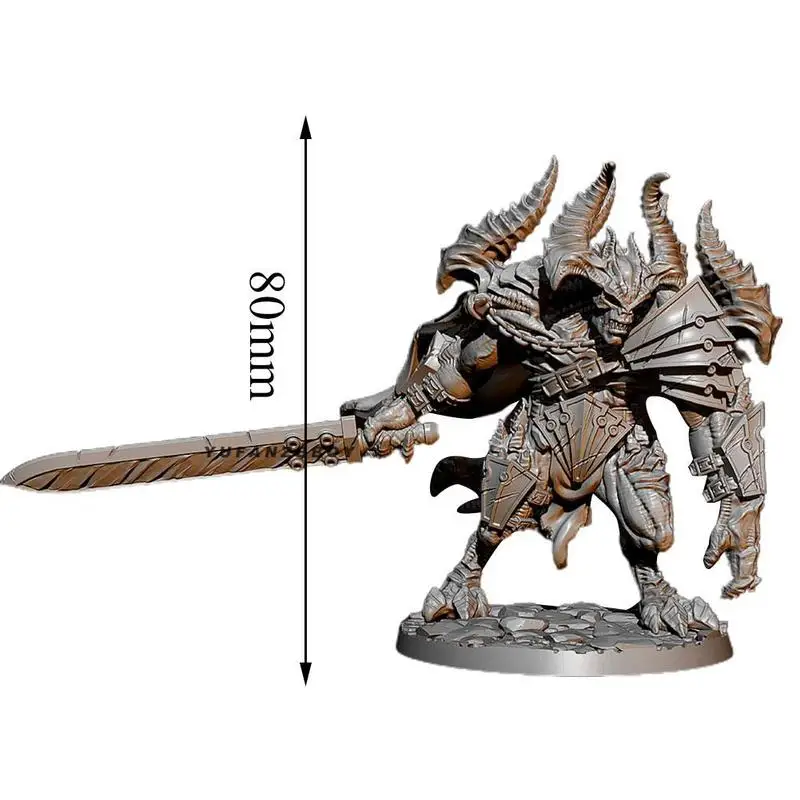 

80Mm Resin Model Kits Hel Lord Zelf-geassembleerde TD-2402 J3Y0