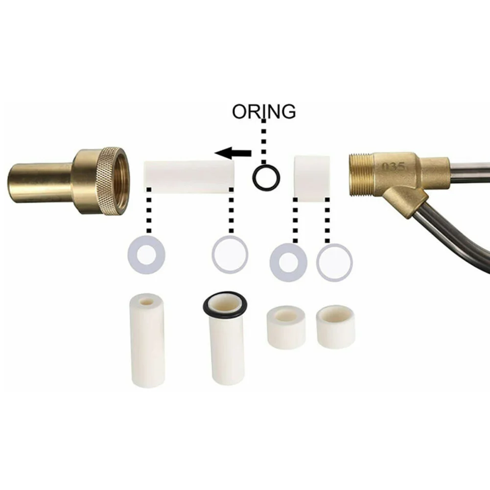 

Equipment Nozzle 2 Set Sand Blaster Blasting Washer High Pressure Water