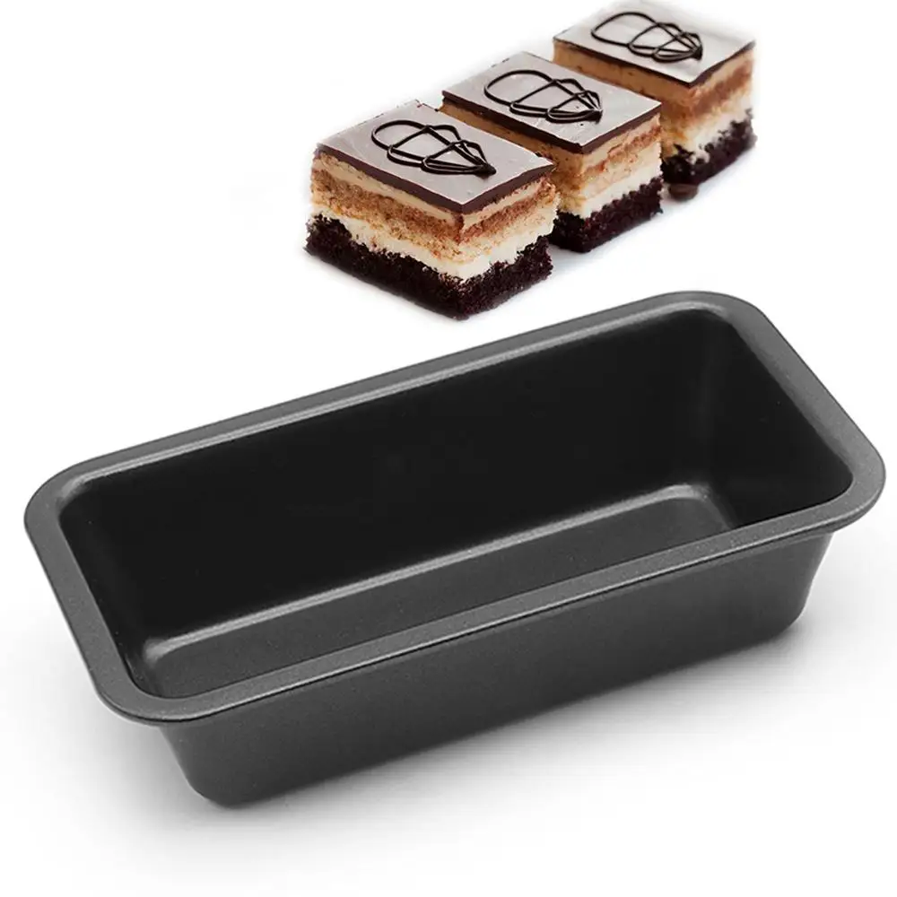 

5" Carbon Steel Baking Cake Mold Rectangle Non-stick Bread Toast Mould Loaf Pans 15.5x 8.6x4cm bread making Cocina bakeware