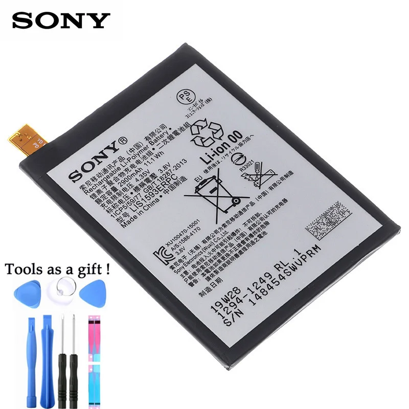 Оригинальный аккумулятор для телефона с высокой емкостью LIS1593ERPC Sony Xperia Z5 E6633 E6683