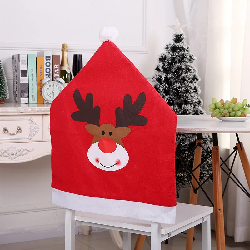 

Svilelg New Christmas Chair Cover Christmas Home Chair Decorative kitchen chair covers chair seat cover christmas