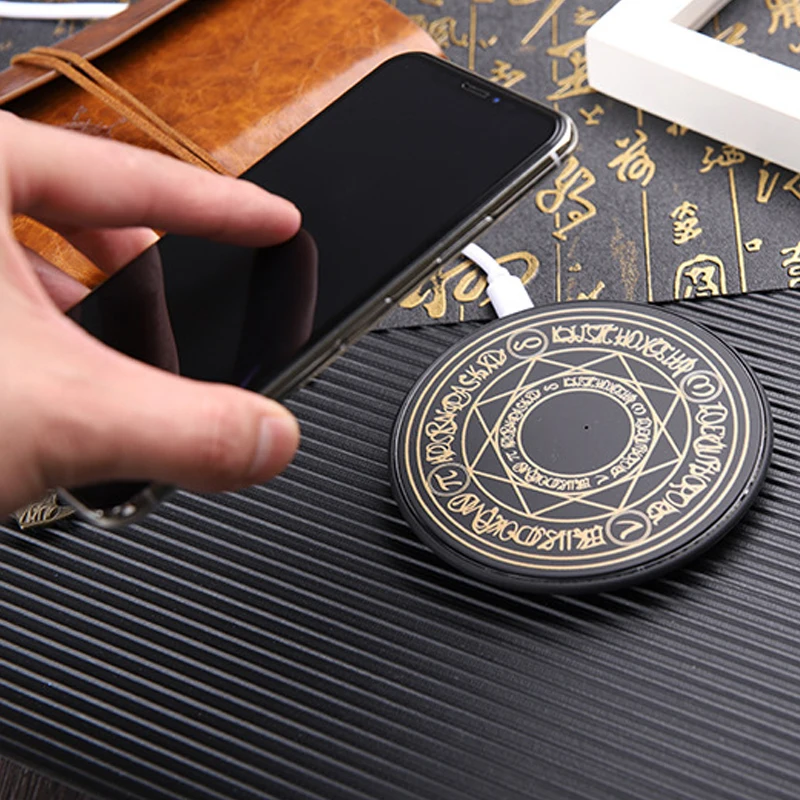 Беспроводное зарядное устройство Magic Circle Беспроводная Быстрая зарядка для samsung S9