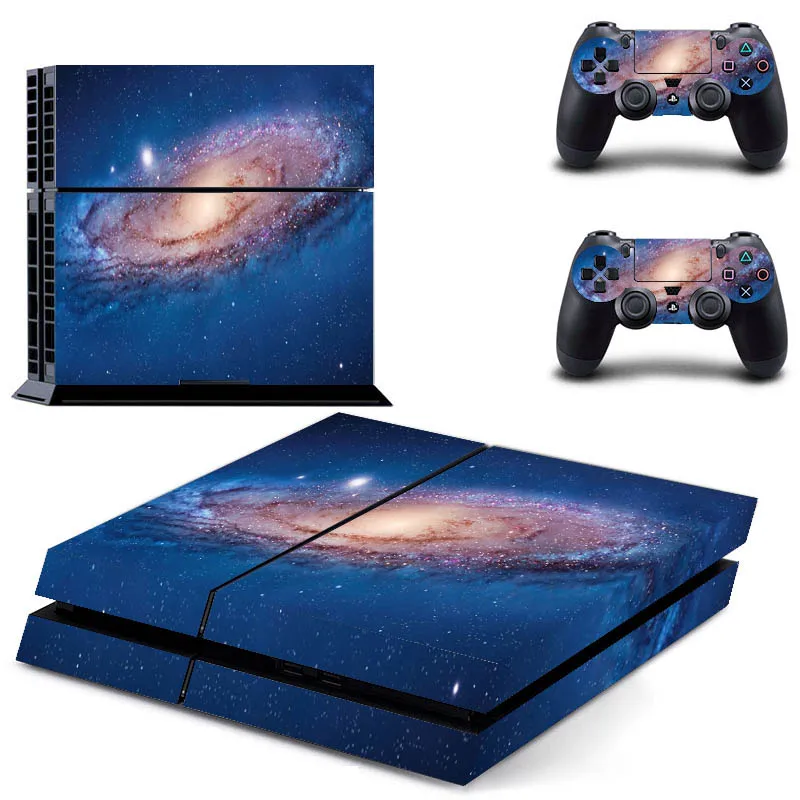 Galaxy для PS4 виниловая кожа Наклейка чехол для PS4 Playstation 4 консоль+ 2 контроллера наклейка Аксессуары для игр - Цвет: 9