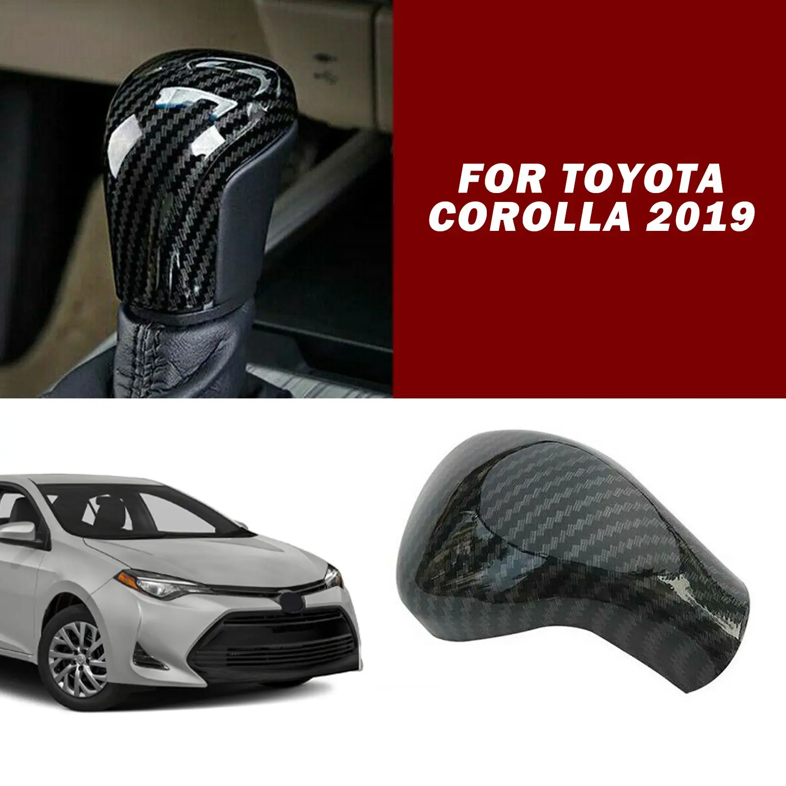 

Накладка на головку для Toyota Corolla 2019 2021 из углеродного волокна