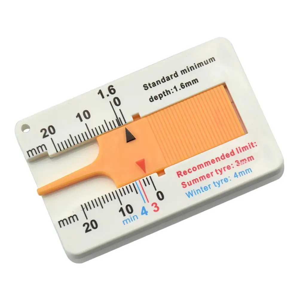 

Plastic Tire Tread Depth Gauge Meter Measurer for Cars Trucks and SUV, 0-20mm Plastic