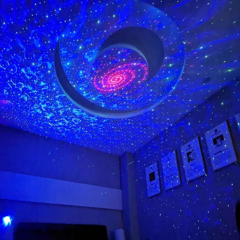 

Led Projection Lamp Music Sky Lamp Ocean Moon Music Sleep Lamp Radium Spotlight Romantic Star Moon Bluetooth Lamp