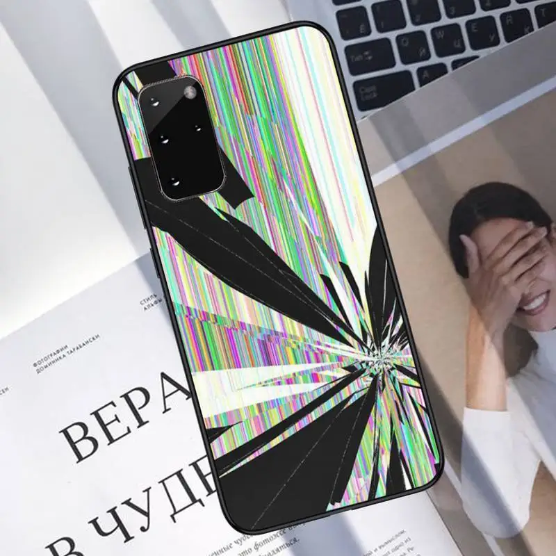 

Broken texture design art Phone Case for samsung galaxy s21 s20 fe s10 s9 s8 s30 note 20 10 ultra plus pro lite 5G coque