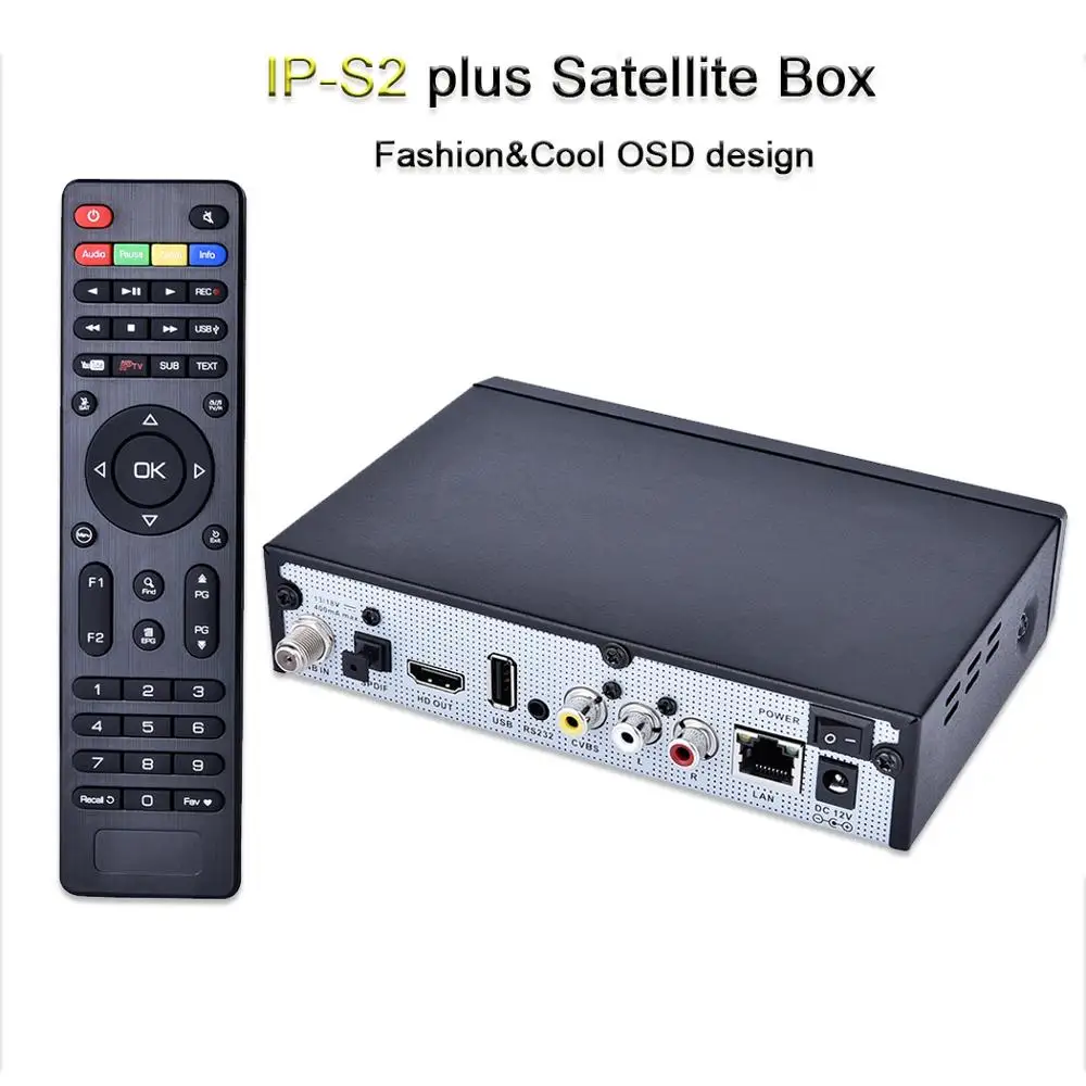 only box satxtrem ips2 iptv спутниковый ресиверwith usb wifi oscam cccam receptor azamerica телевизор ресивер тв тюнер скалер универсальный Приставка для цифрового ТВ для России - Цвет: only box