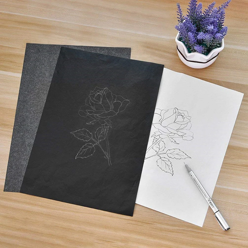 

25pcs Carbon Paper Transfer Sheets Graphite Tracing Office DIY Copy Accessories