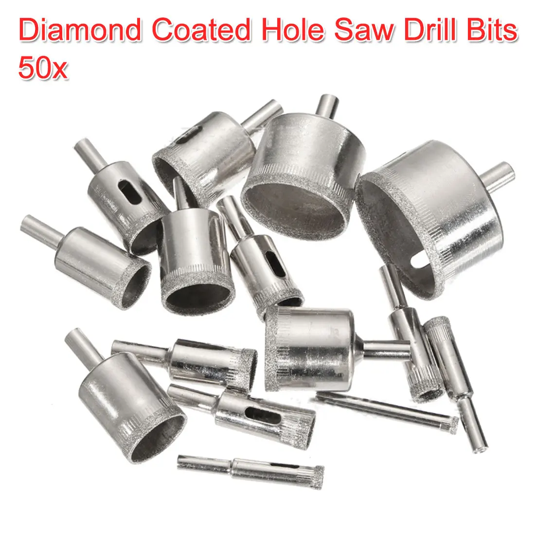6 мм 50 с алмазным покрытием сверло набор плитка Мрамор Стекло Керамика кольцевая