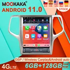 Android 11 6 + 128G Tesla Carplay радиоприемник для JEEP Grand Cherokee 2008-2013 проигрыватель видео GPS головное устройство авто аудио стерео