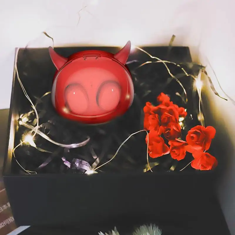 Devil Red Package GVANCA I-10 TWS Fingerprint Touch 5,0 Bluetooth наушники беспроводные наушники HD стерео наушники умные наушники с шумоподавлением - Цвет: Devil Red Package